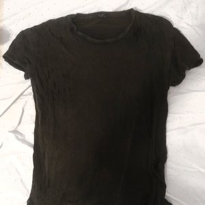 Brandy Melville distressed tee